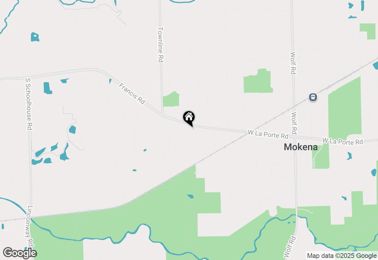 Map of (Address confidential), Mokena, Illinois 60448