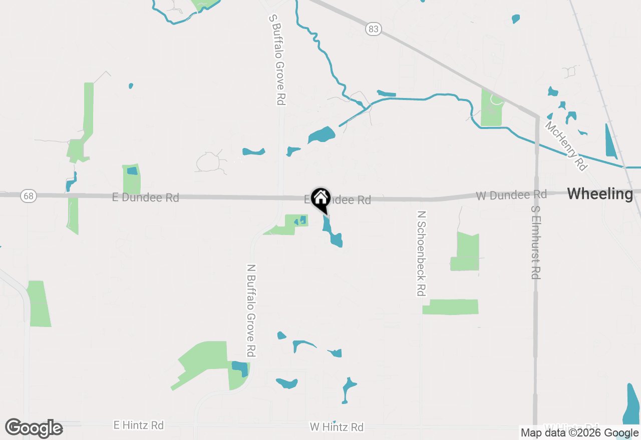 Map of 250 Lake Boulevard #218, Buffalo Grove, IL 60089
