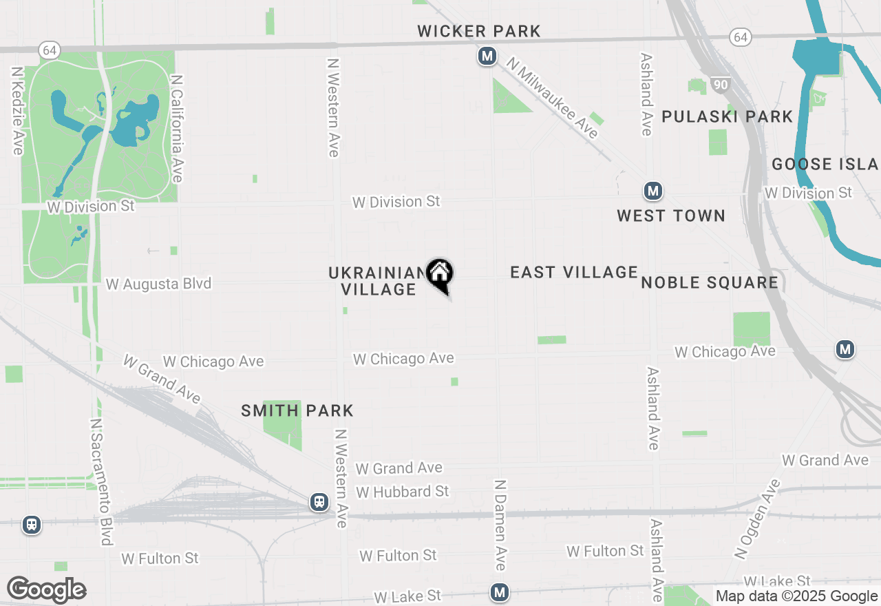 Map of 2125 W Walton Street, Chicago, IL 60622