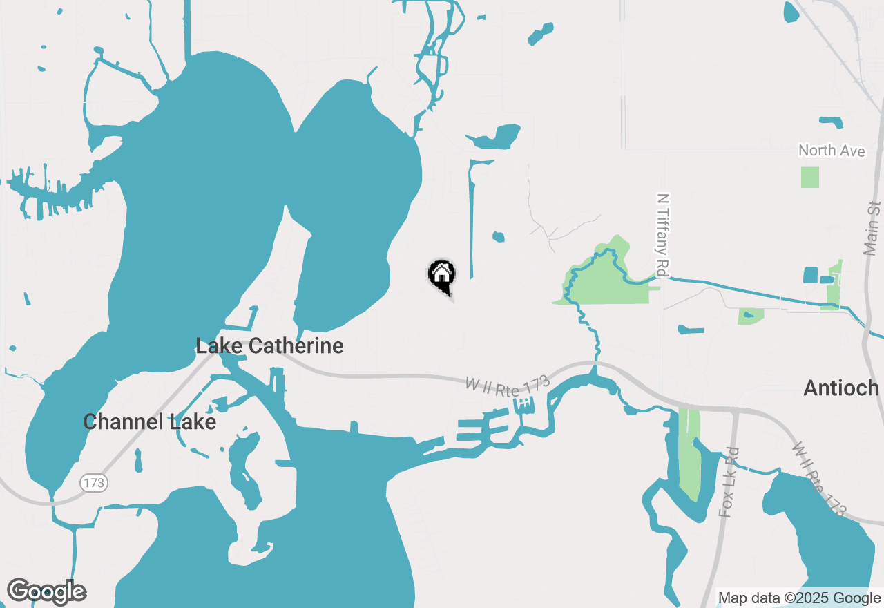 Map of 25076 W Edgar Avenue, Antioch, IL 60002