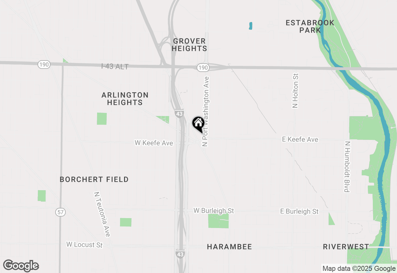 Map of 3522 N Dr Martin Luther King Jr Dr, Milwaukee, WI 53212