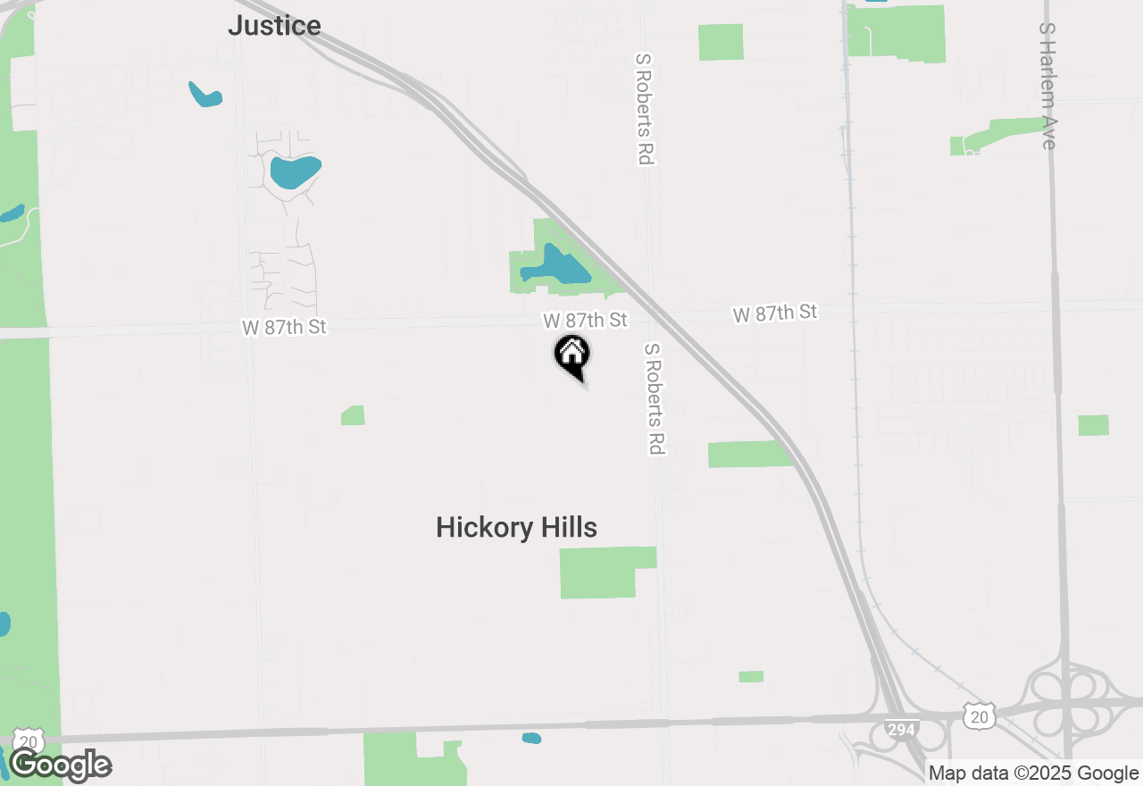 Map of 8770 S 81st Court, Hickory Hills, IL 60457