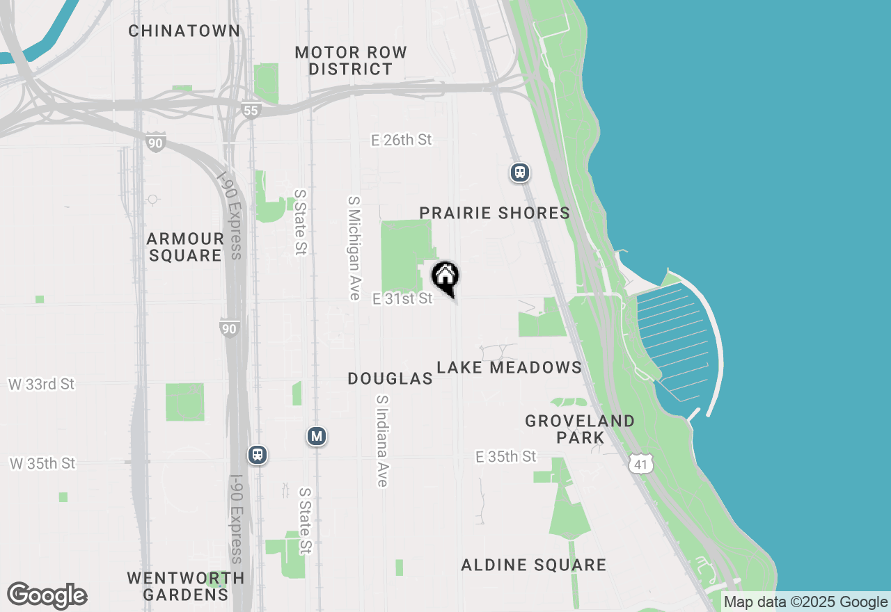 Map of 3100 S King Drive #804, Chicago, IL 60616