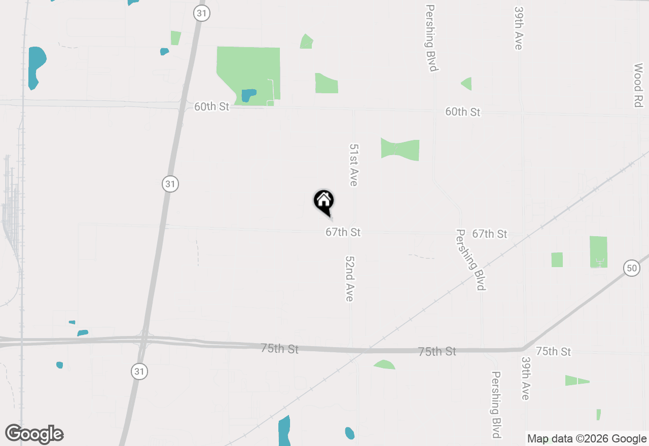 Map of 5315 66th Pl, Kenosha, WI 53142