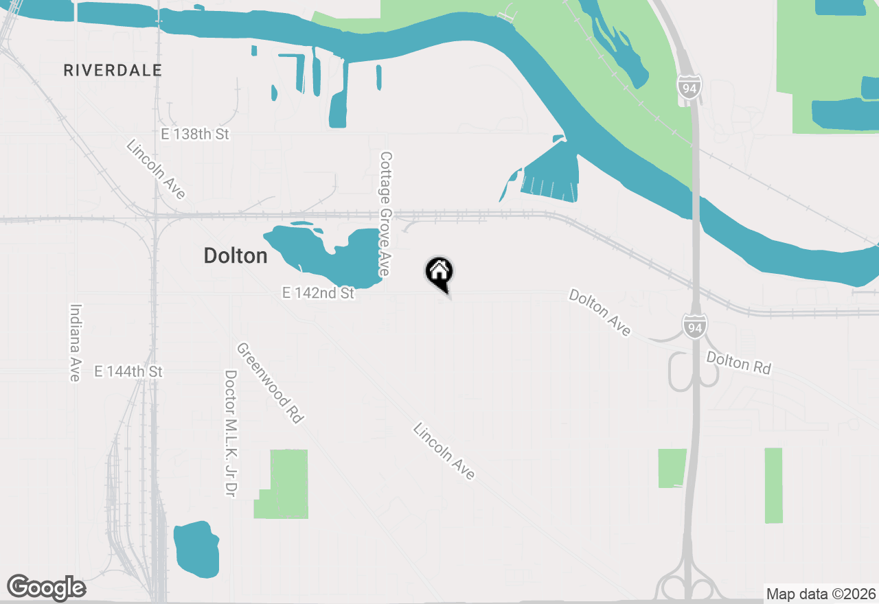 Map of 14208 Ingleside Avenue, Dolton, IL 60419