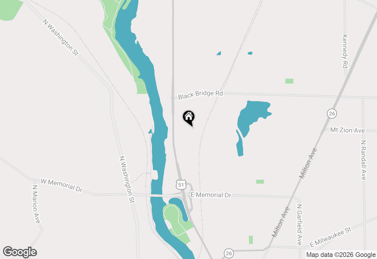 Map of 249 Ba Wood Lane, Janesville, WI 53545