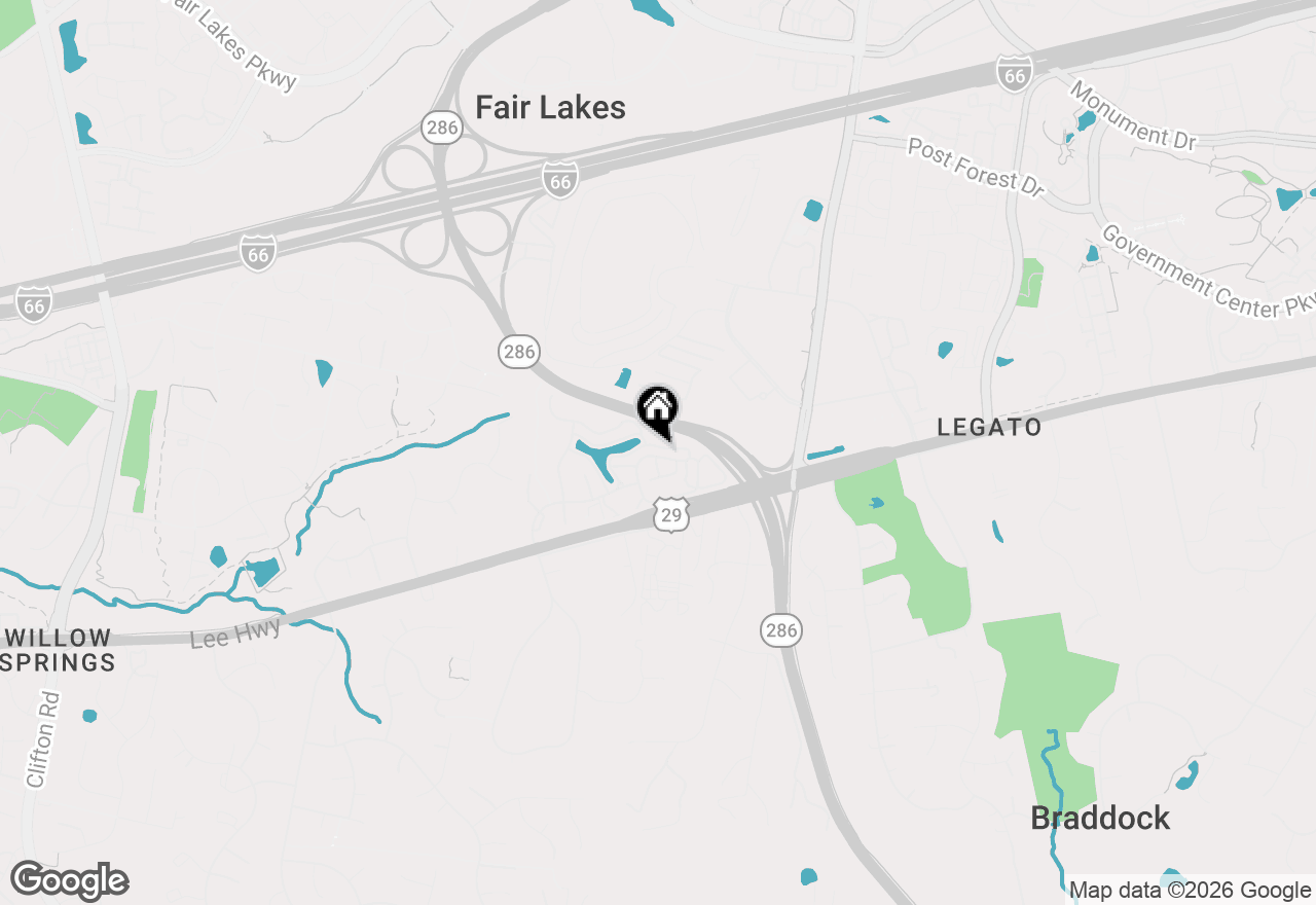 Map of 12654 Heron Ridge Drive, Fairfax, VA 22030