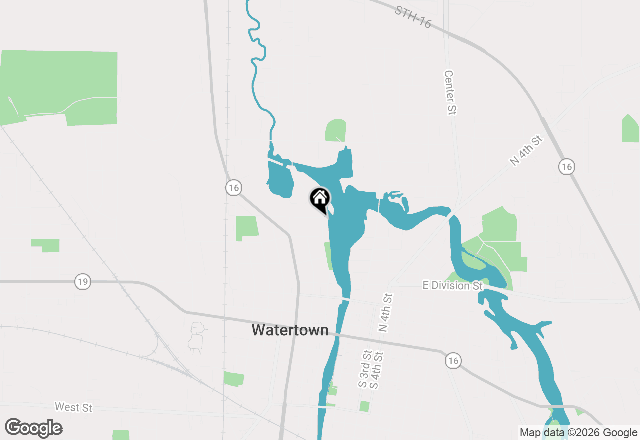 Map of 618 N Water St, Watertown, WI 53098
