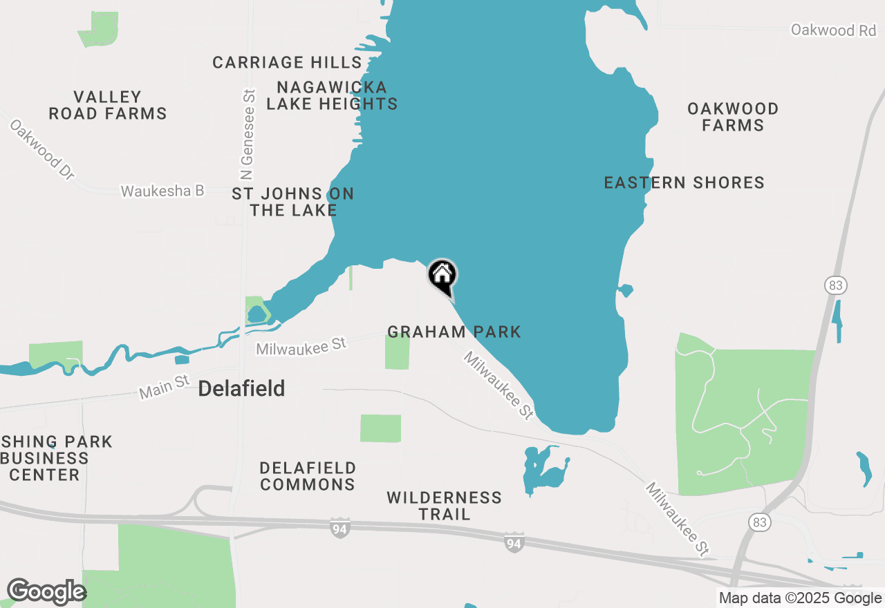 Map of 1303 Milwaukee St, Delafield, WI 53018
