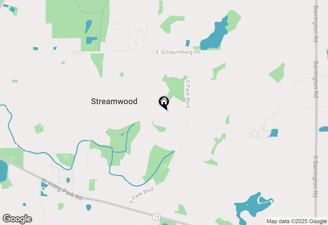 Map of 417 Beaver Drive, Streamwood, IL 60107