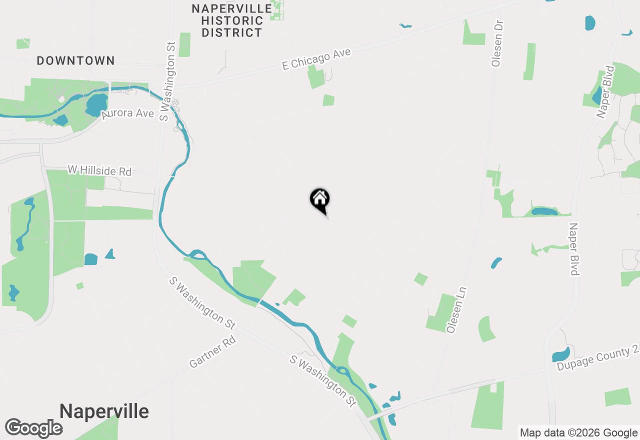 Map of 752 S Julian Street, Naperville, IL 60540