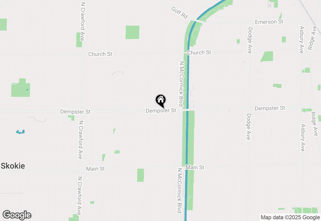 Map of 3425 Dempster Street, Skokie, IL 60076