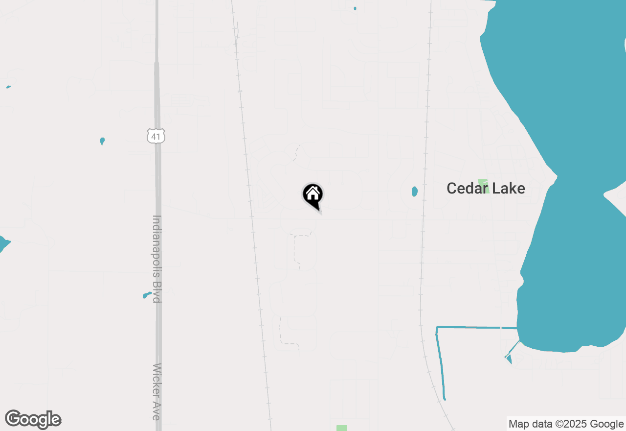 Map of 14064 S Wilmington Street, Cedar Lake, IN 46303