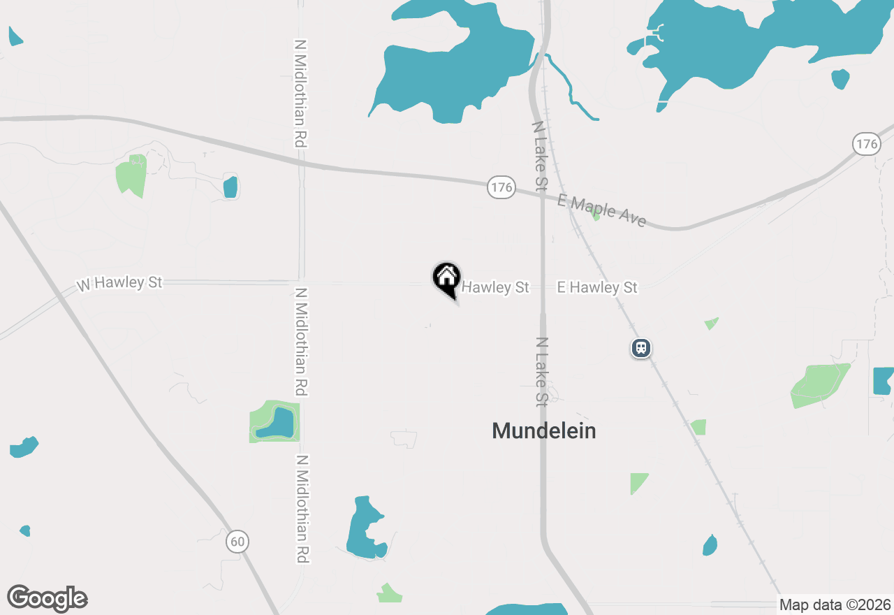Map of 328 N Greenview Avenue, Mundelein, IL 60060