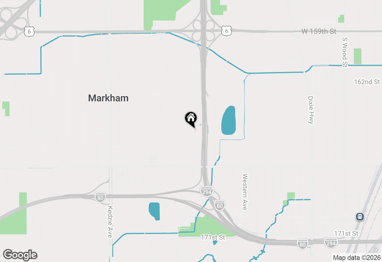 Map of 2711 W 165th Street, Markham, IL 60428