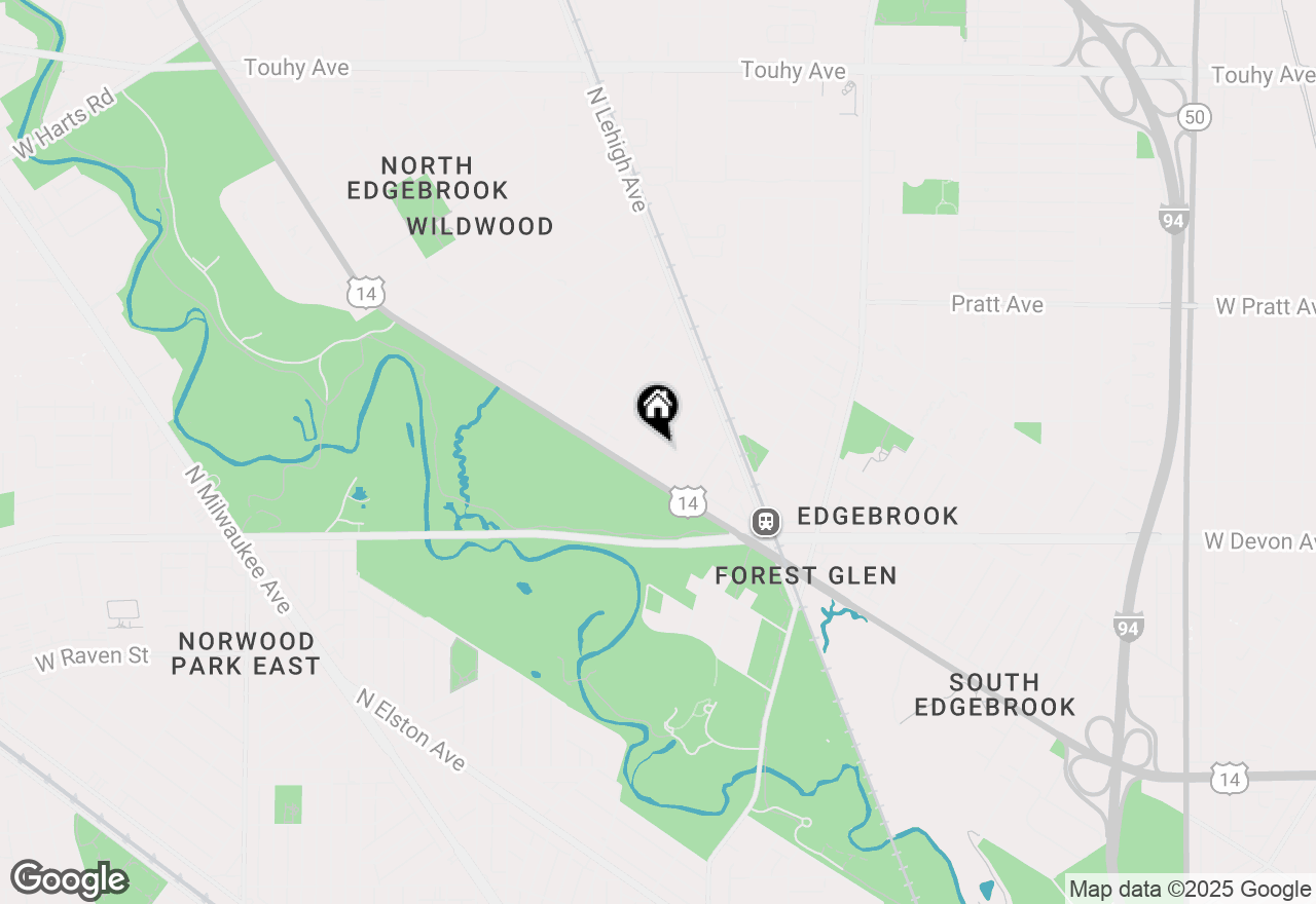 Map of 6526 N Ponchartrain Boulevard, Chicago, IL 60646