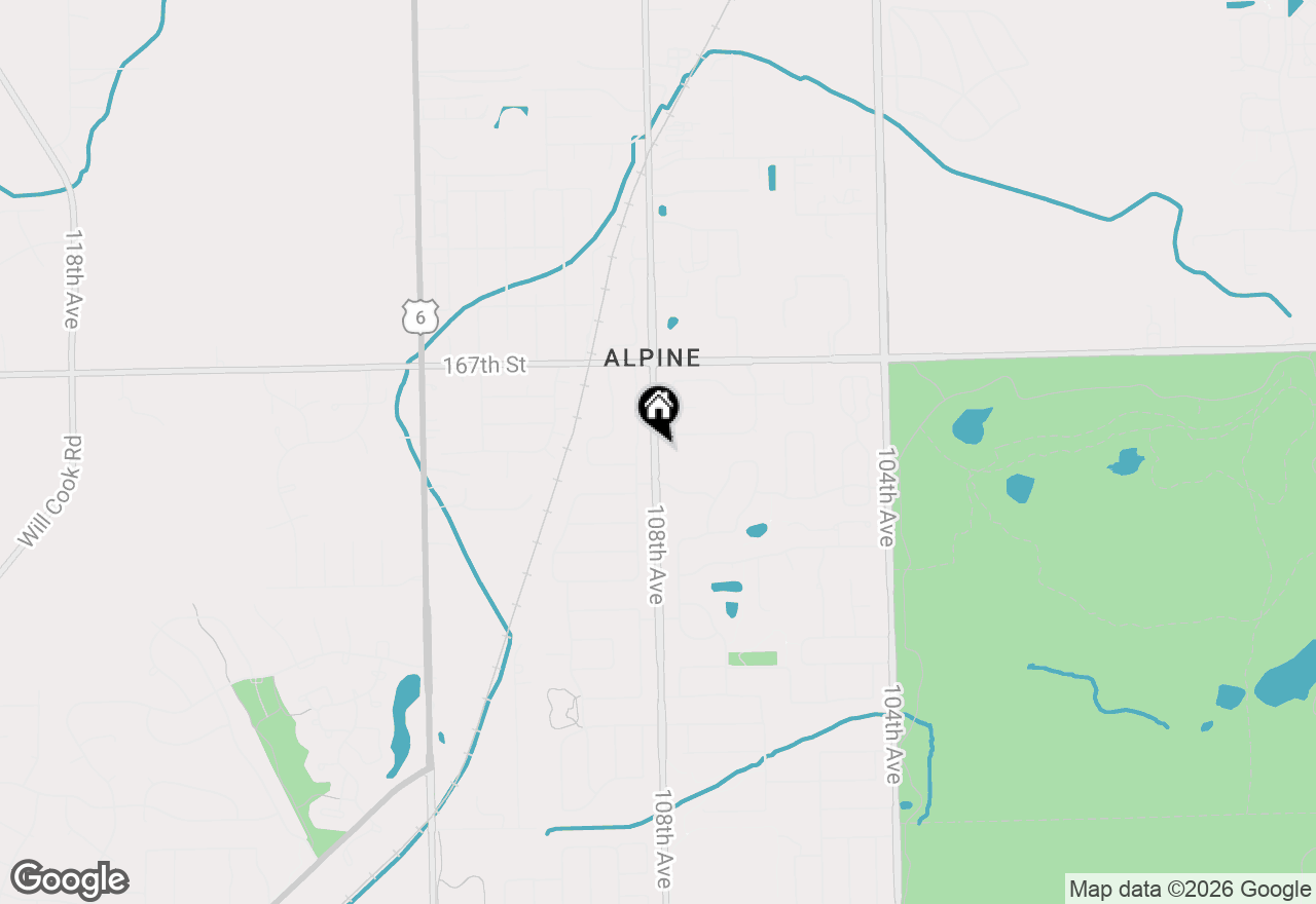 Map of 17950 Fountain Circle, Orland Park, IL 60467