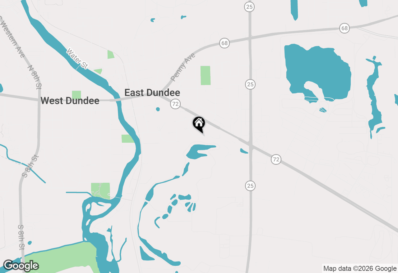 Map of 519 King Avenue, East Dundee, IL 60118