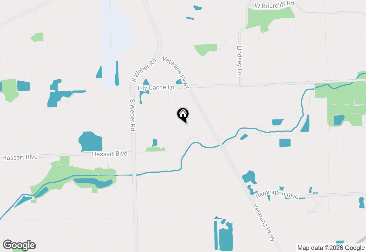 Map of 1129 Bramble Avenue, Bolingbrook, IL 60490