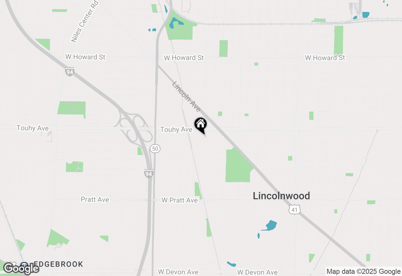 Map of 4545 W Touhy Avenue #420W, Lincolnwood, IL 60712