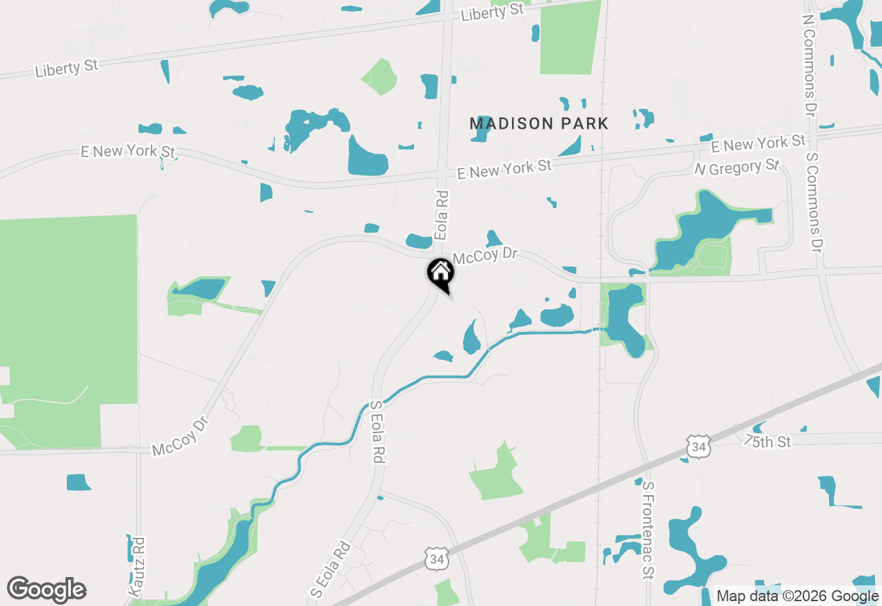 Map of 97 Cammeron Court, Aurora, IL 60504