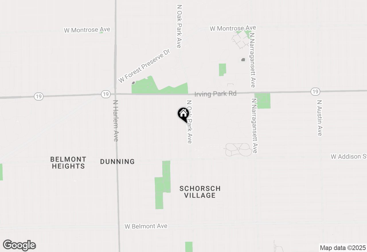 Map of 3801 N Newcastle Avenue, Chicago, IL 60634