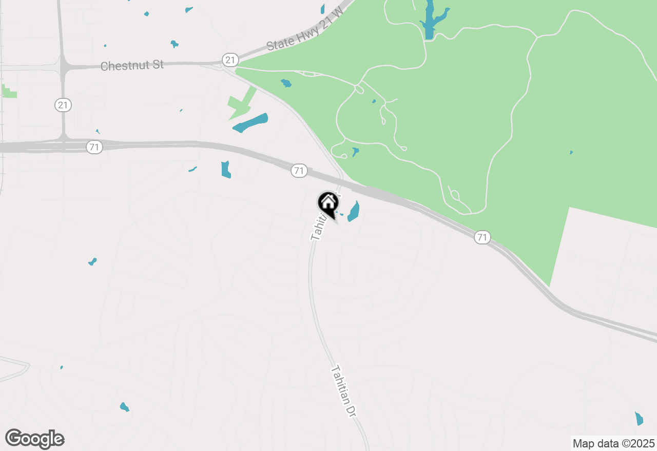 Map of 141 Tahitian Dr, Bastrop, TX 78602