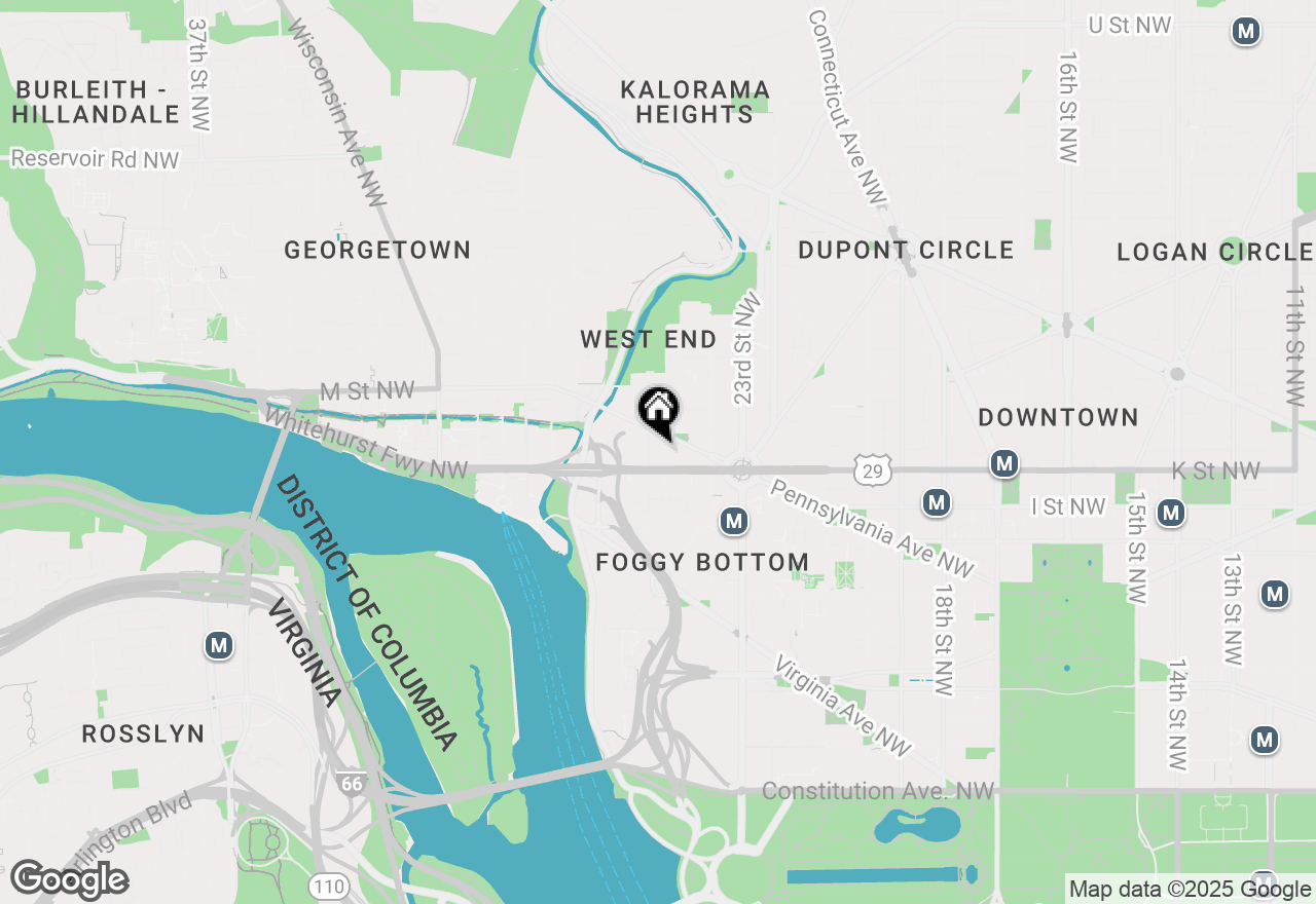Map of 1010 25th Street Nw #801, Washington, DC 20037