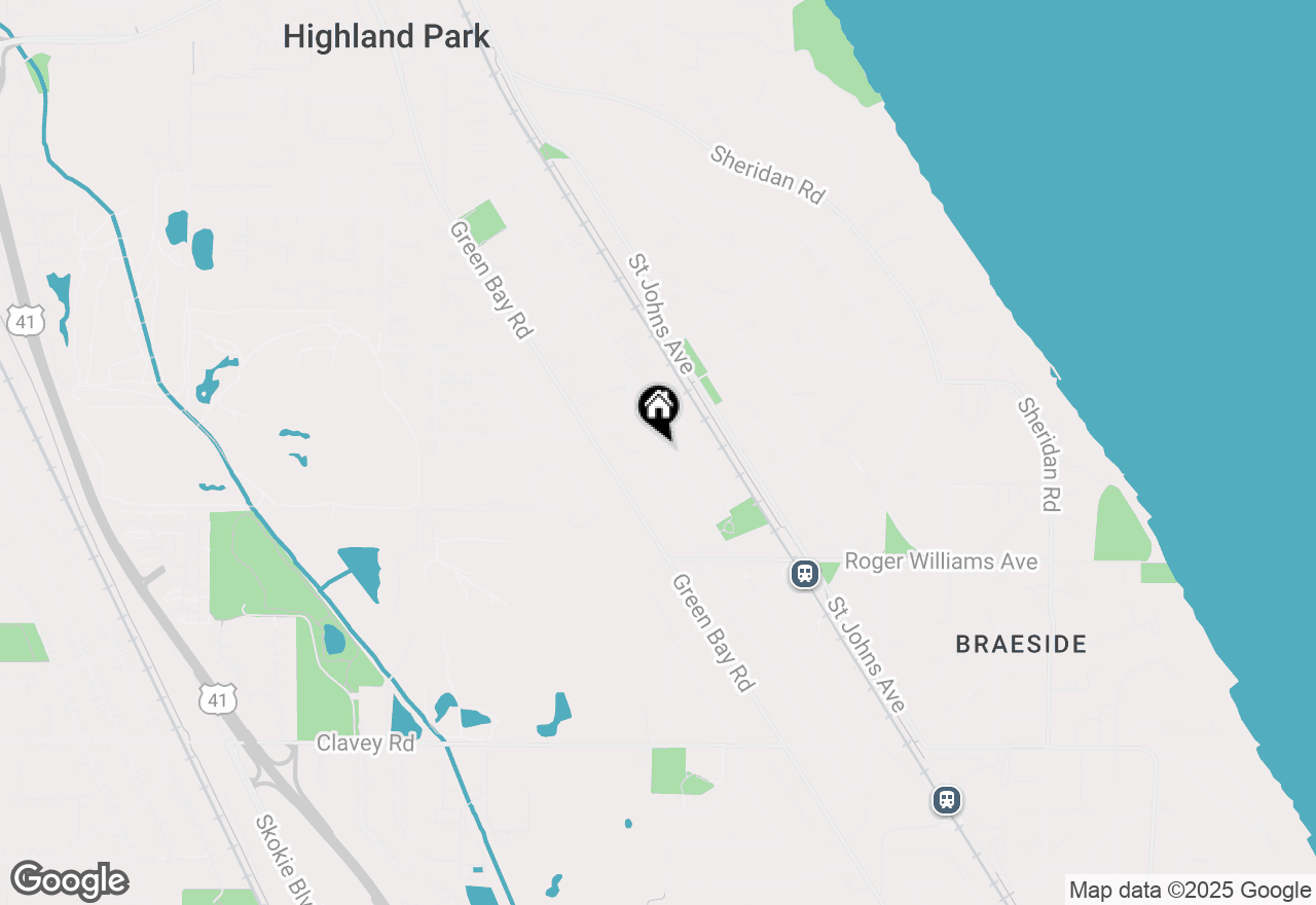 Map of 906 Pleasant Avenue, Highland Park, IL 60035