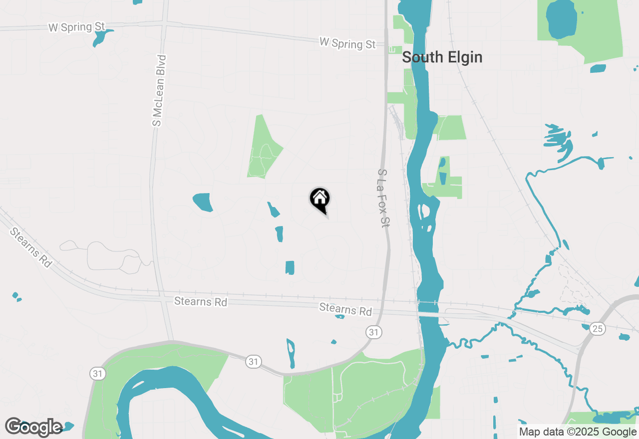 Map of 590 Chesterfield Lane, South Elgin, IL 60177