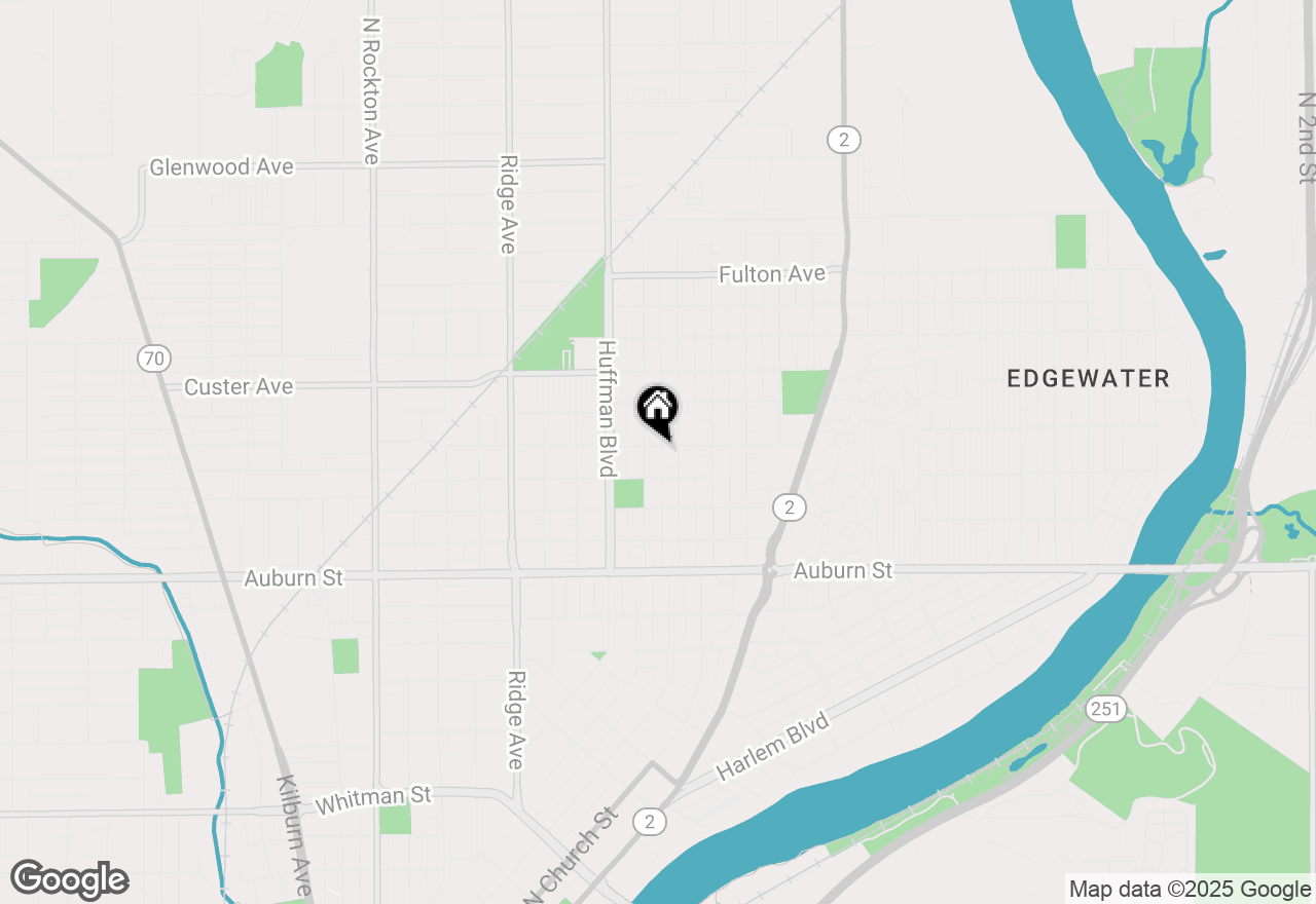 Map of 1616 Burton Street, Rockford, IL 61103