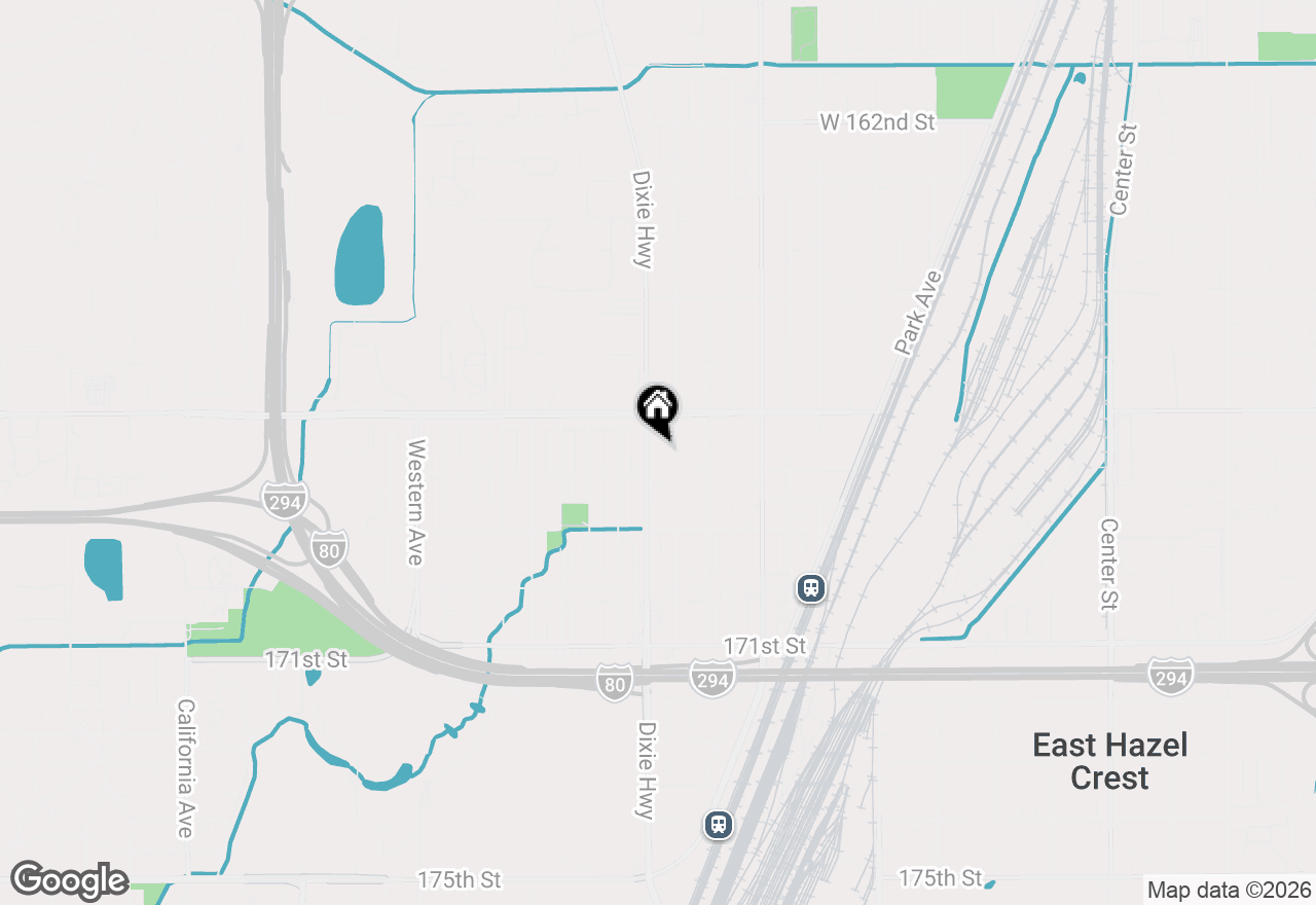 Map of 16729 Dixie Highway, Hazel Crest, IL 60429