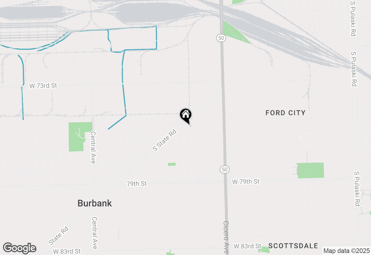 Map of 5039 Briartree Lane #202, Burbank, IL 60459