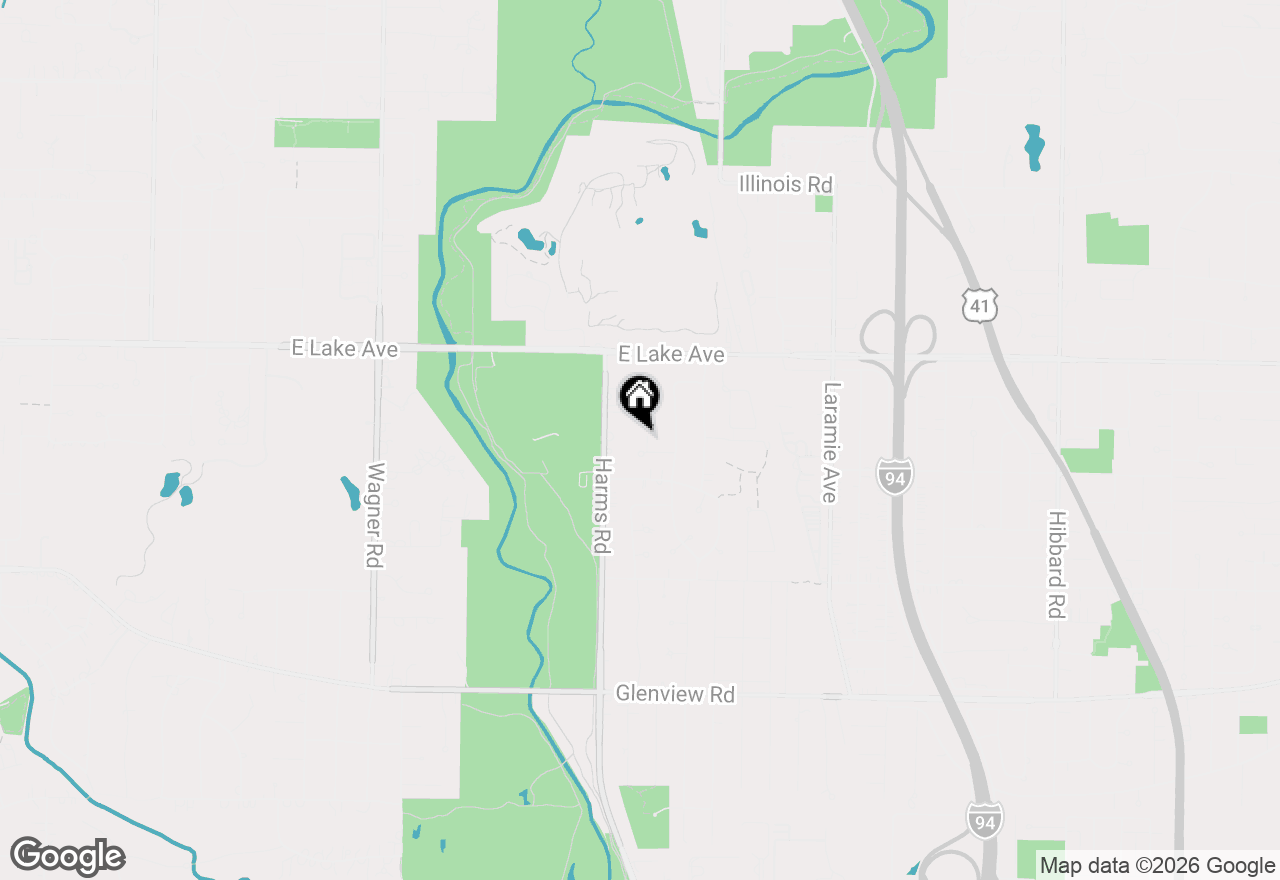 Map of 1220 Brook Lane, Glenview, IL 60025