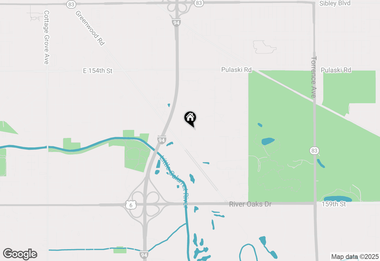 Map of 15742 E End Avenue, Dolton, IL 60419