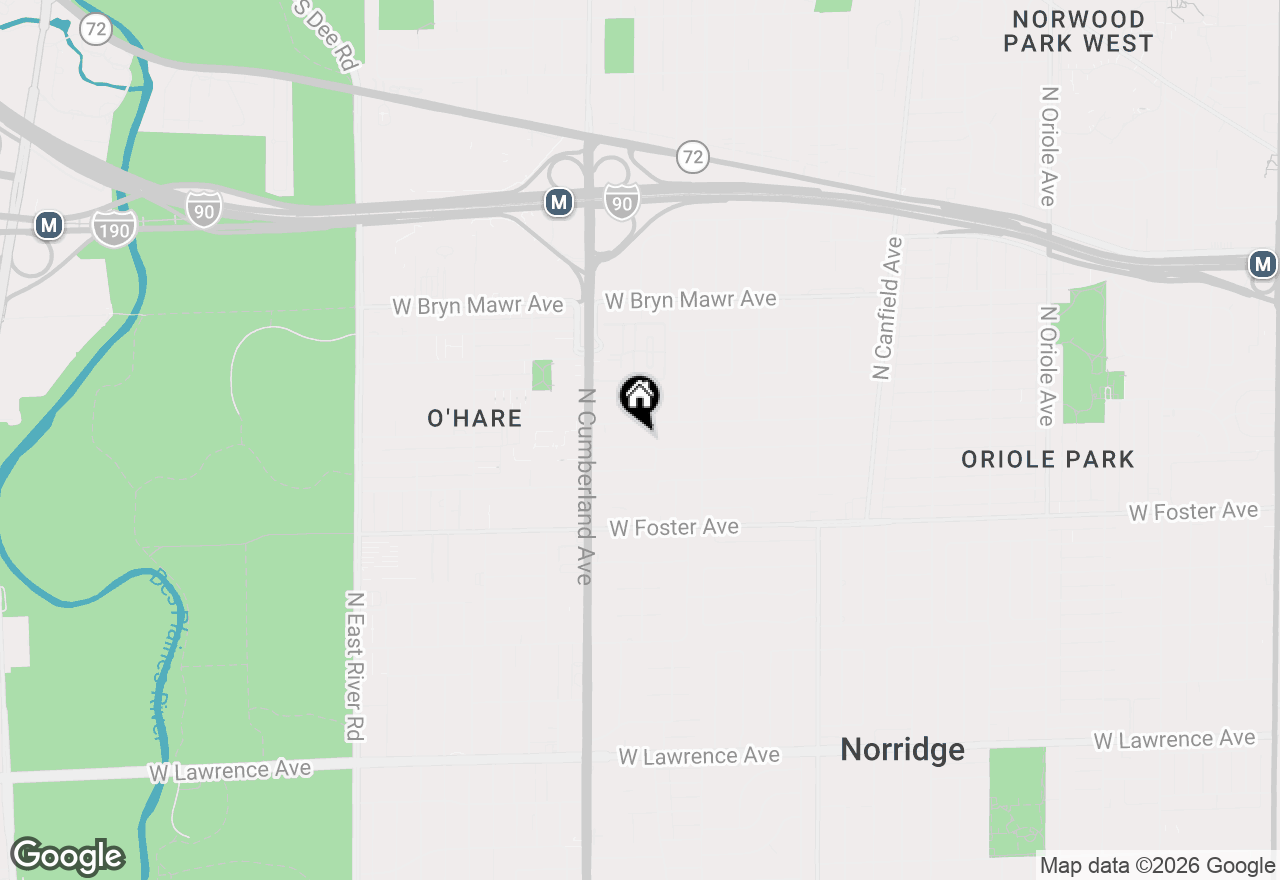 Map of 8312 W Summerdale Avenue #2, Chicago, IL 60656