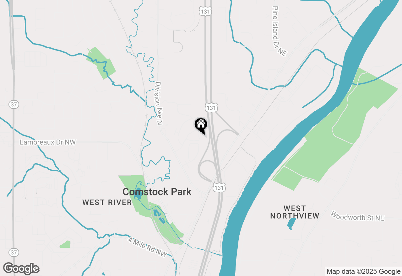 Map of 4414 Sun Drop Drive, Comstock Park, MI 49321