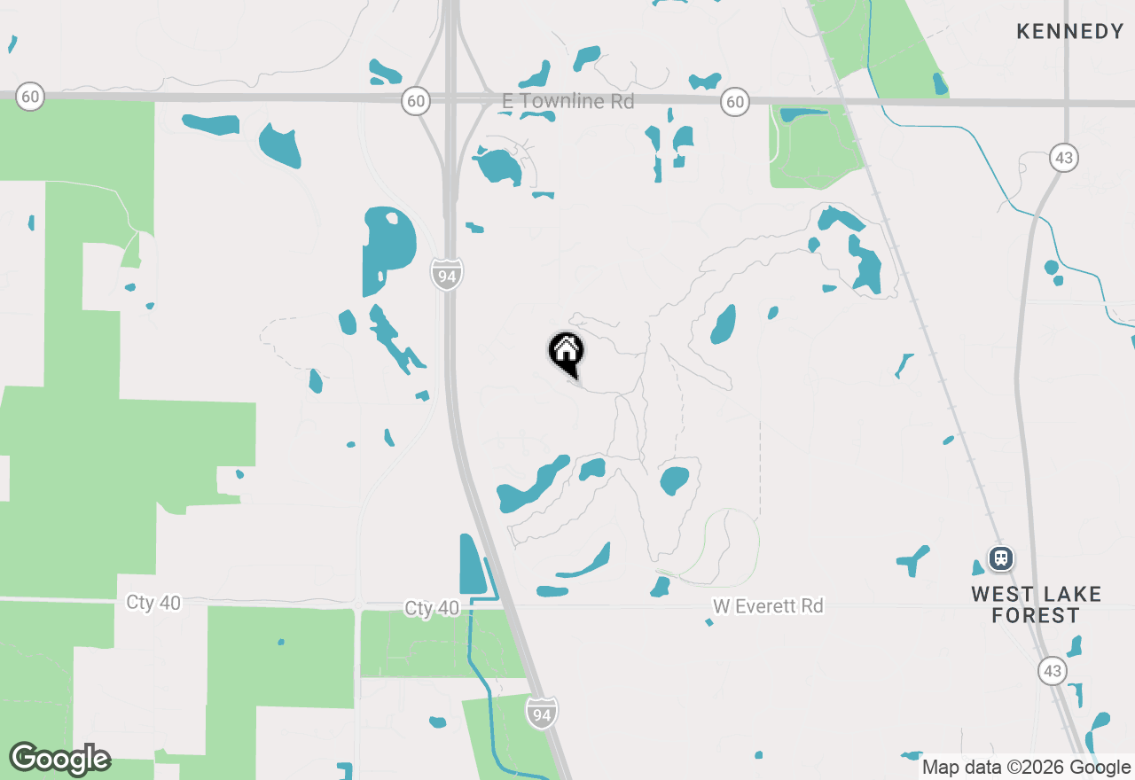 Map of 553 Greenway Drive, Lake Forest, IL 60045