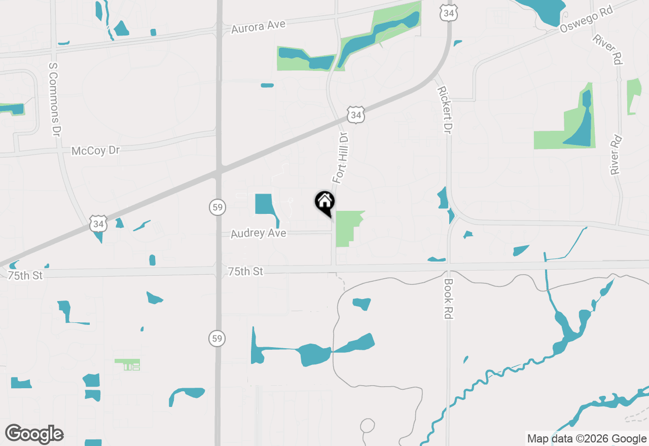 Map of (Address confidential), Naperville, Illinois 60540