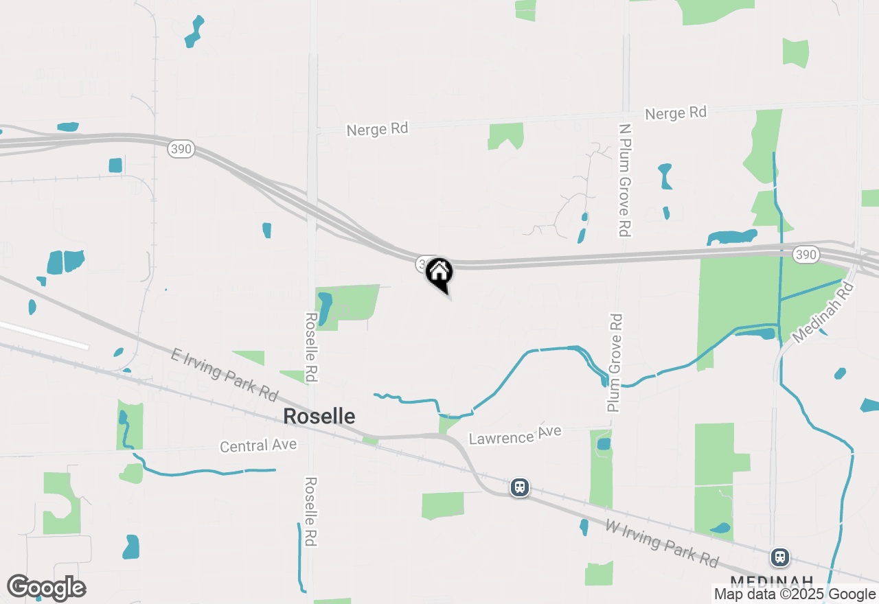 Map of 373 Countryside Drive, Roselle, IL 60172