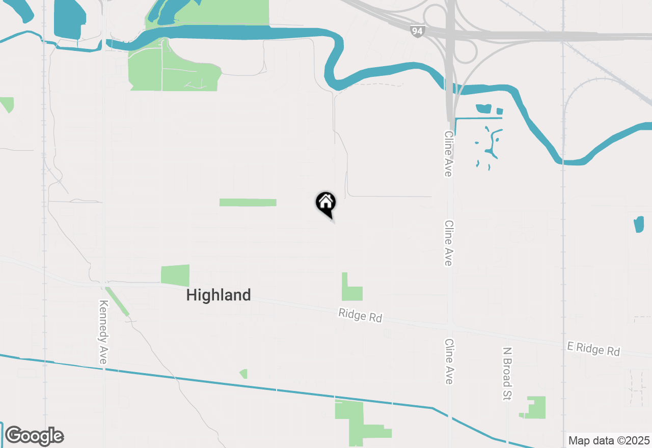 Map of 3536 Franklin Street, Highland, IN 46322