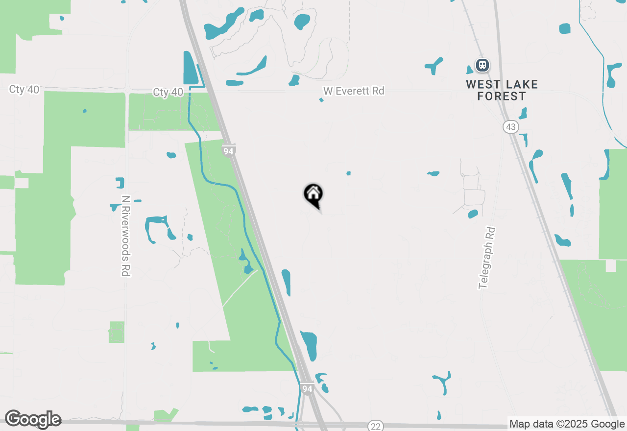 Map of 1455 Littlefield Court, Lake Forest, IL 60045