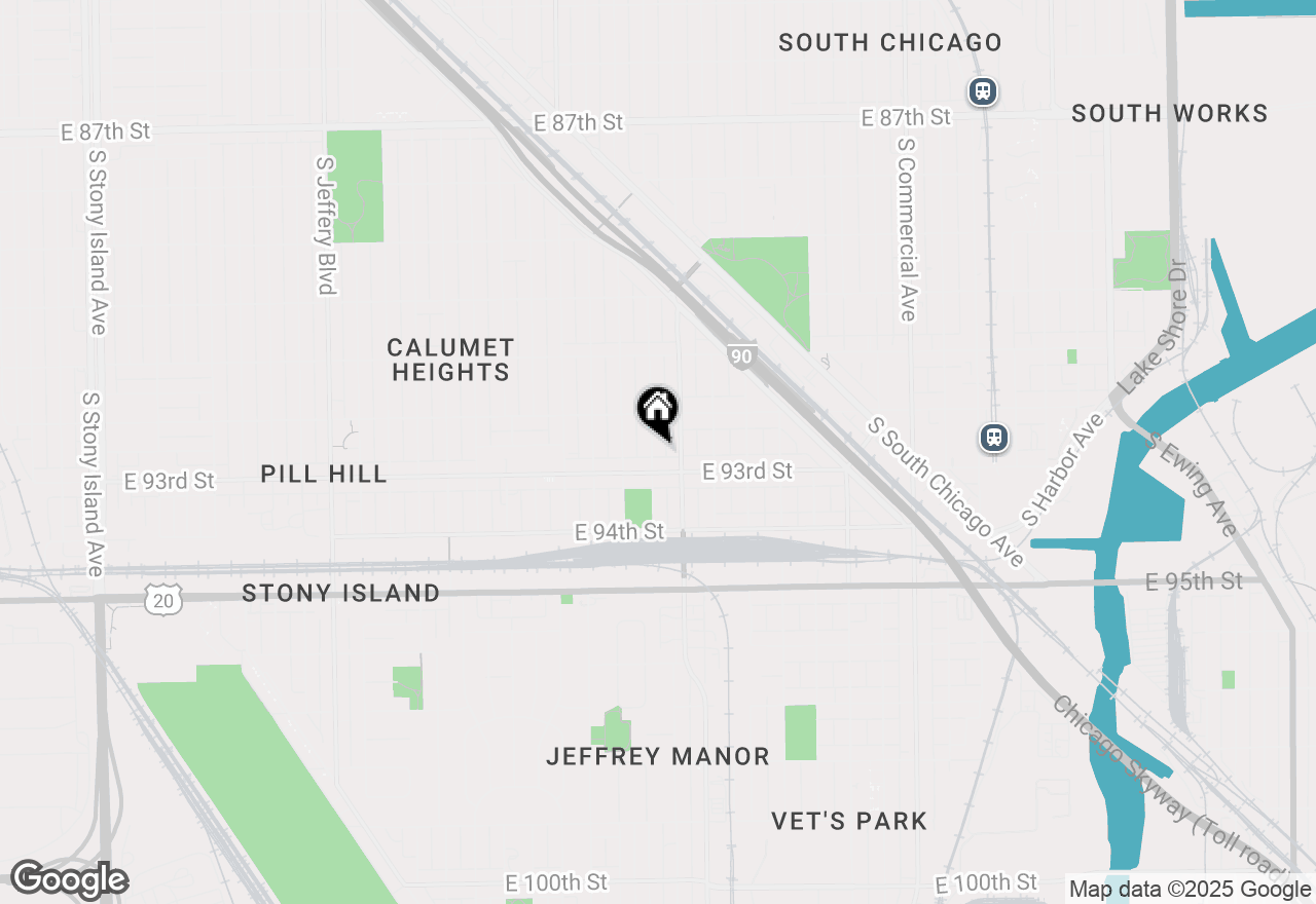 Map of 9241 S Kingston Avenue, Chicago, IL 60617