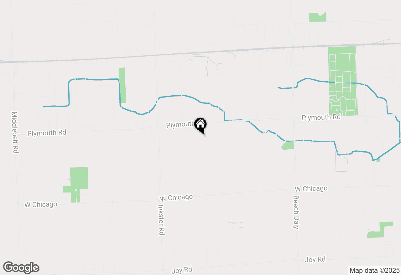 Map of 11384 Columbia, Redford, MI 48239