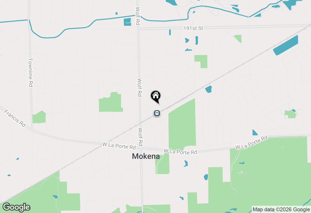 Map of 19635 Mokena Street, Mokena, IL 60448
