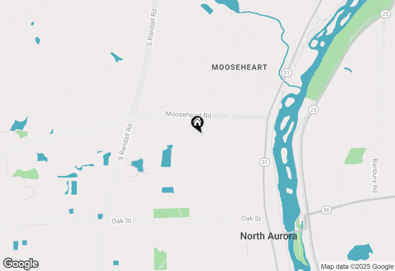 Map of 552 Quail Street, North Aurora, IL 60542