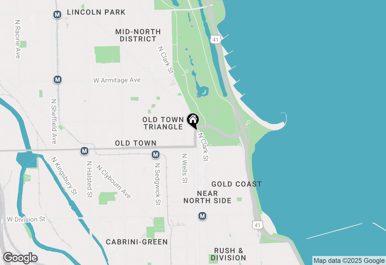 Map of 1660 N Lasalle Drive #1608, Chicago, IL 60614