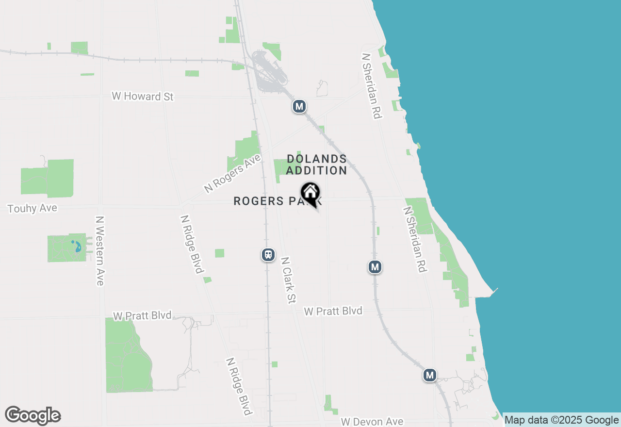 Map of 1636 W Estes Avenue #108, Chicago, IL 60626