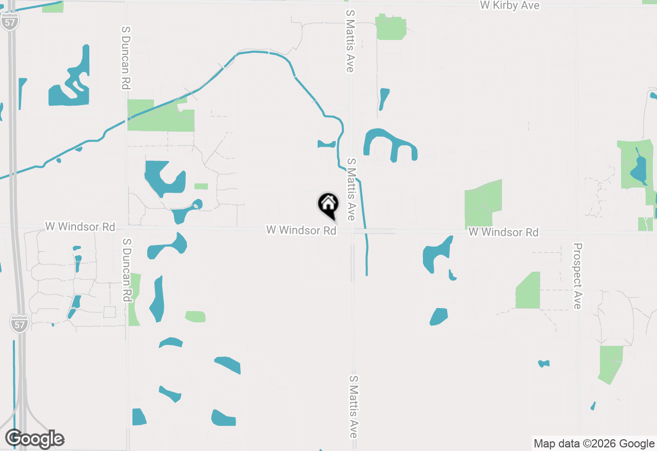 Map of (Address confidential), Champaign, Illinois 61821