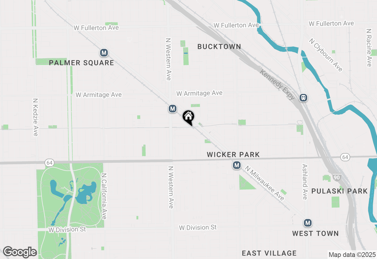 Map of 2300 W St. Paul Avenue #502, Chicago, IL 60647